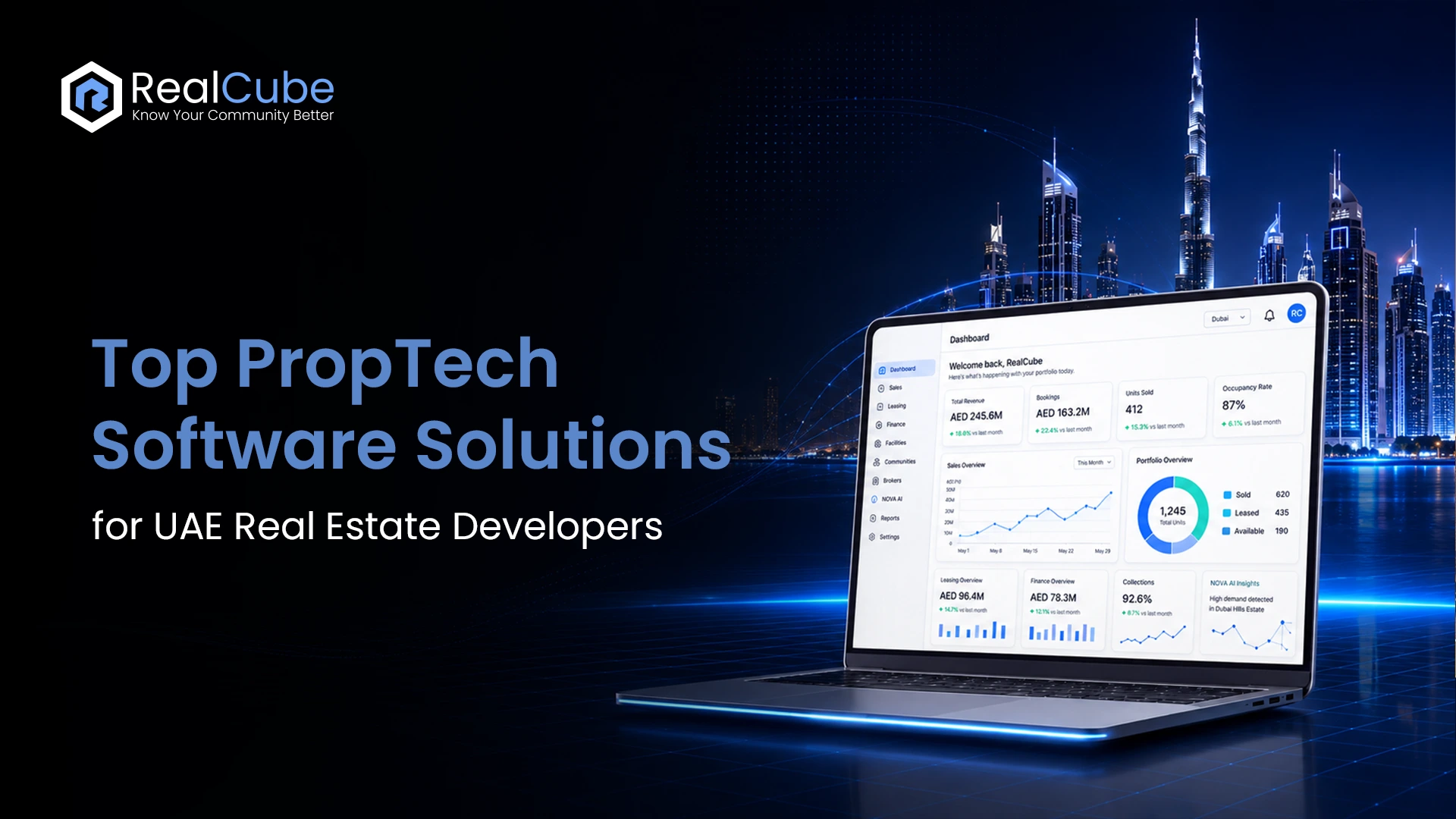 Top PropTech Software Solutions for Dubai Real Estate Developers