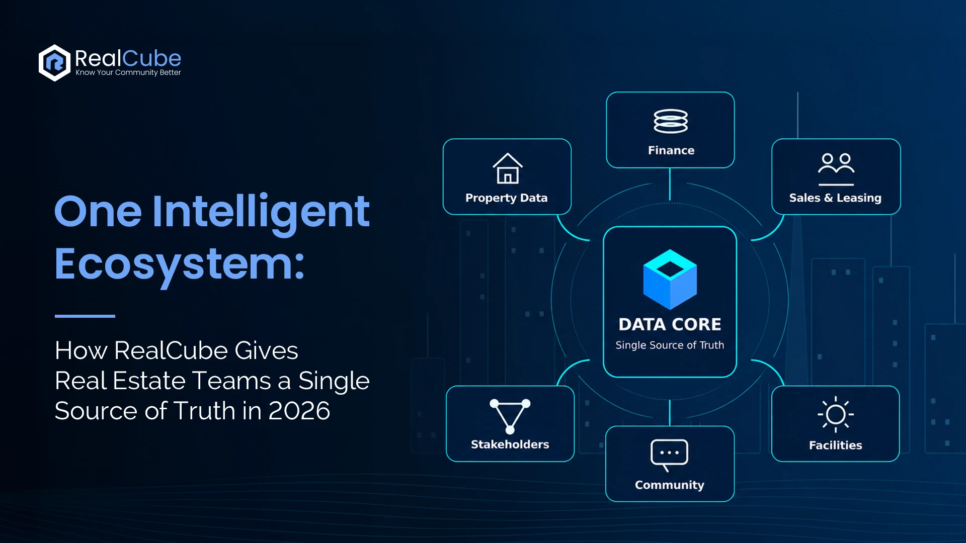 One Intelligent Ecosystem: How RealCube Gives Real Estate Teams a Single Source of Truth in 2026